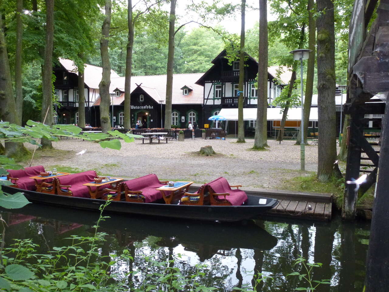 Holzkahn in Wotschofska